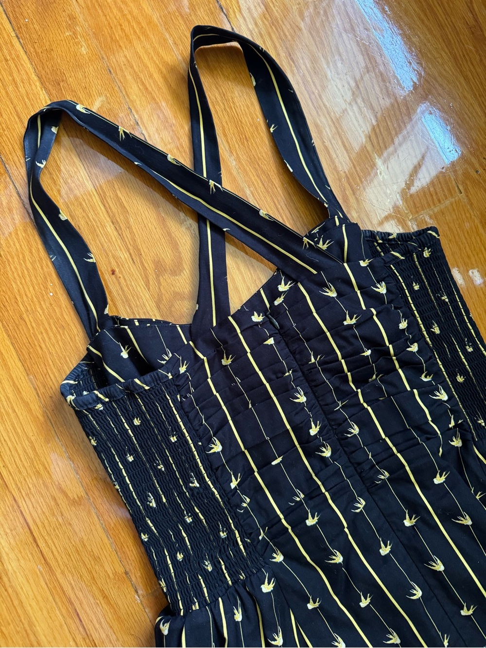 Like New Anthropologie Mouinette Soeurs Bird Corset Like A line Dress - Picture 5 of 5